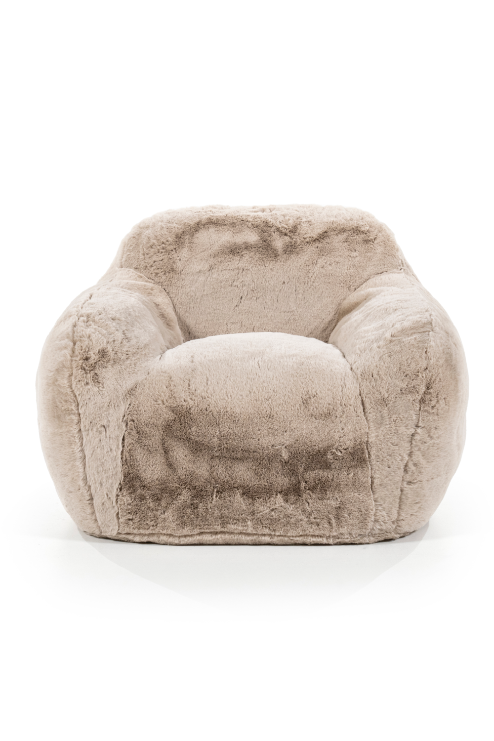 Plush Polyester Minimalist Lounge Chair with Embracing Form
