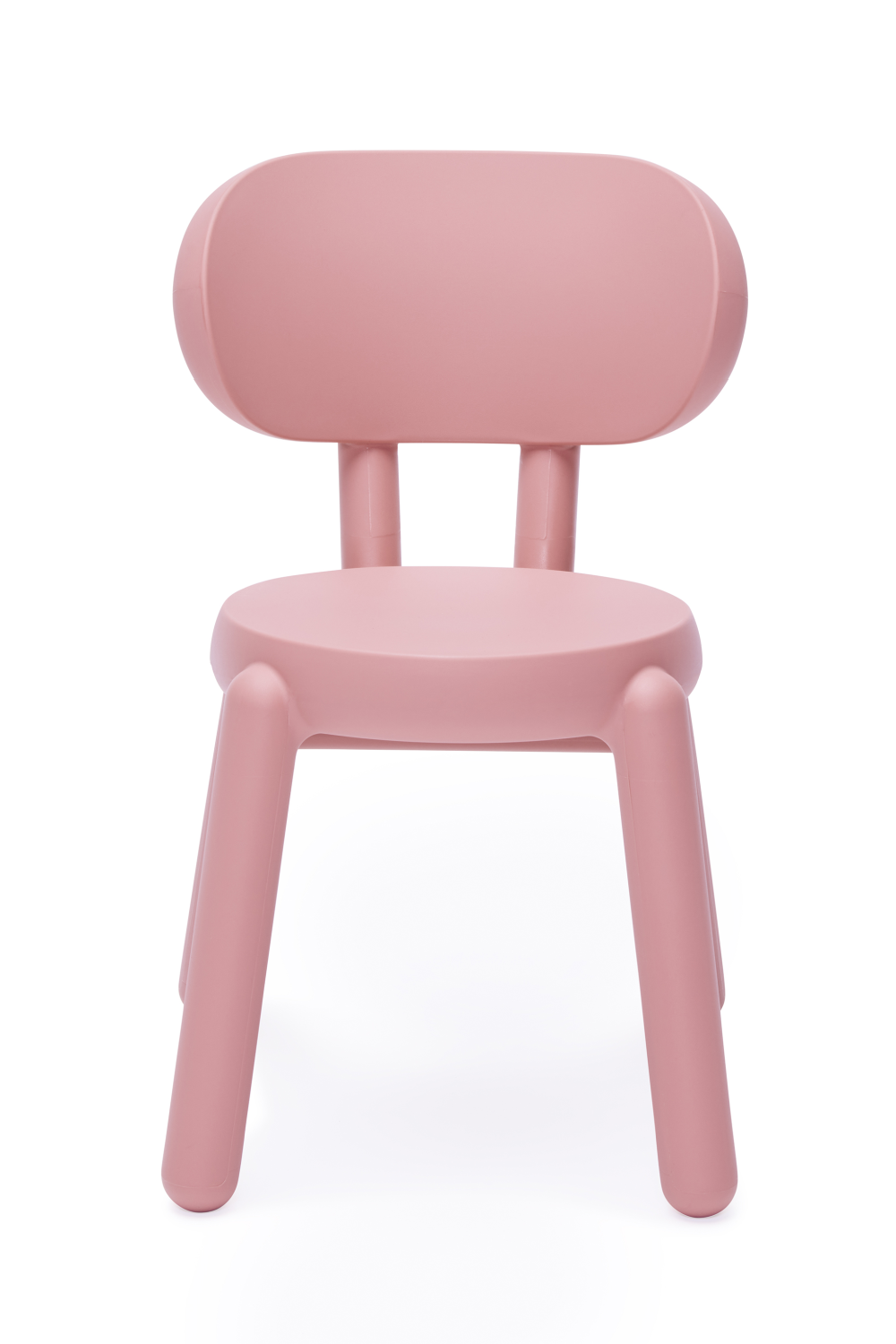 Modern Round Molded Polyethylene Chair for Indoor and Outdoor Use