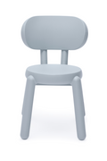 Modern Round Molded Polyethylene Chair for Indoor and Outdoor Use