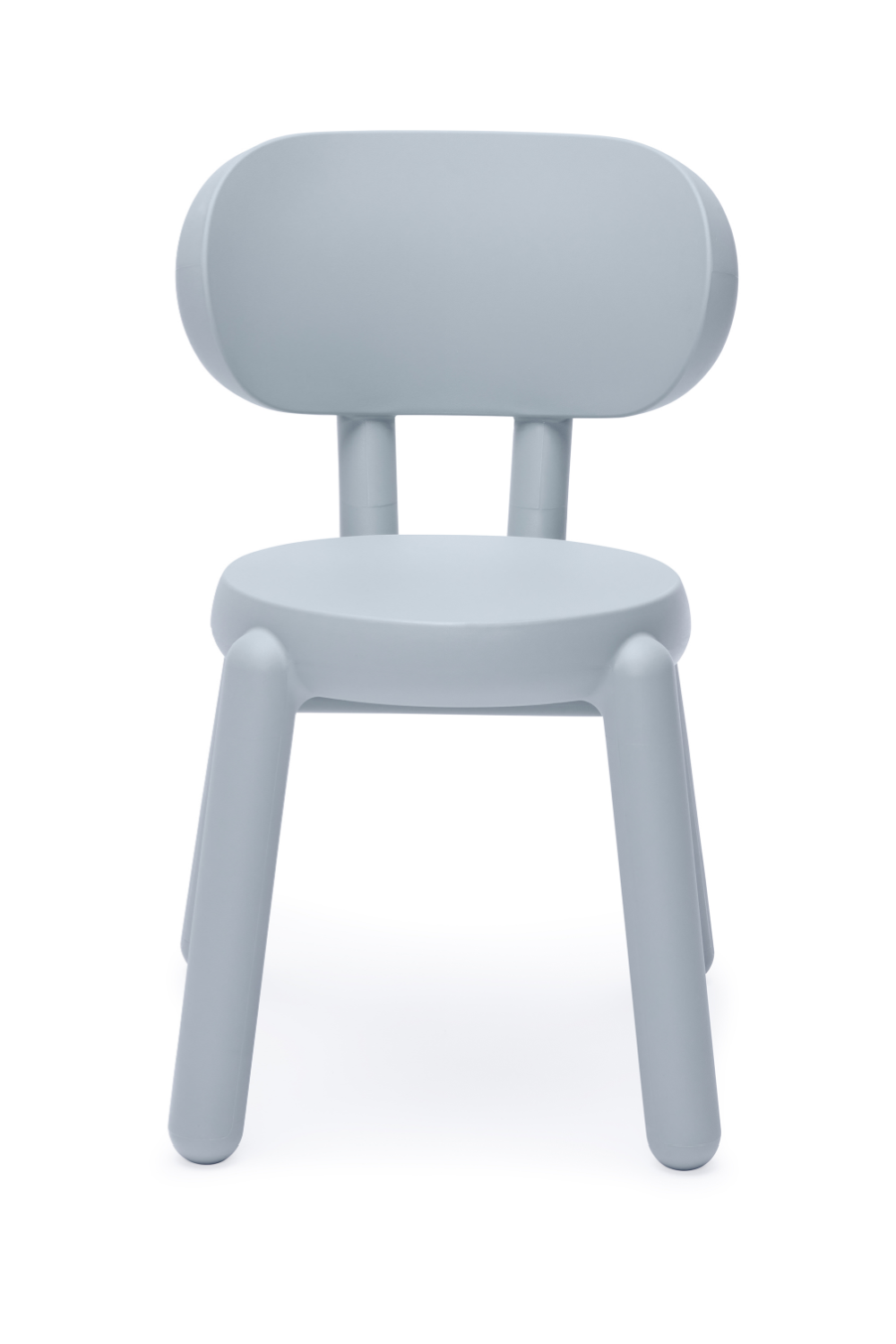 Modern Round Molded Polyethylene Chair for Indoor and Outdoor Use