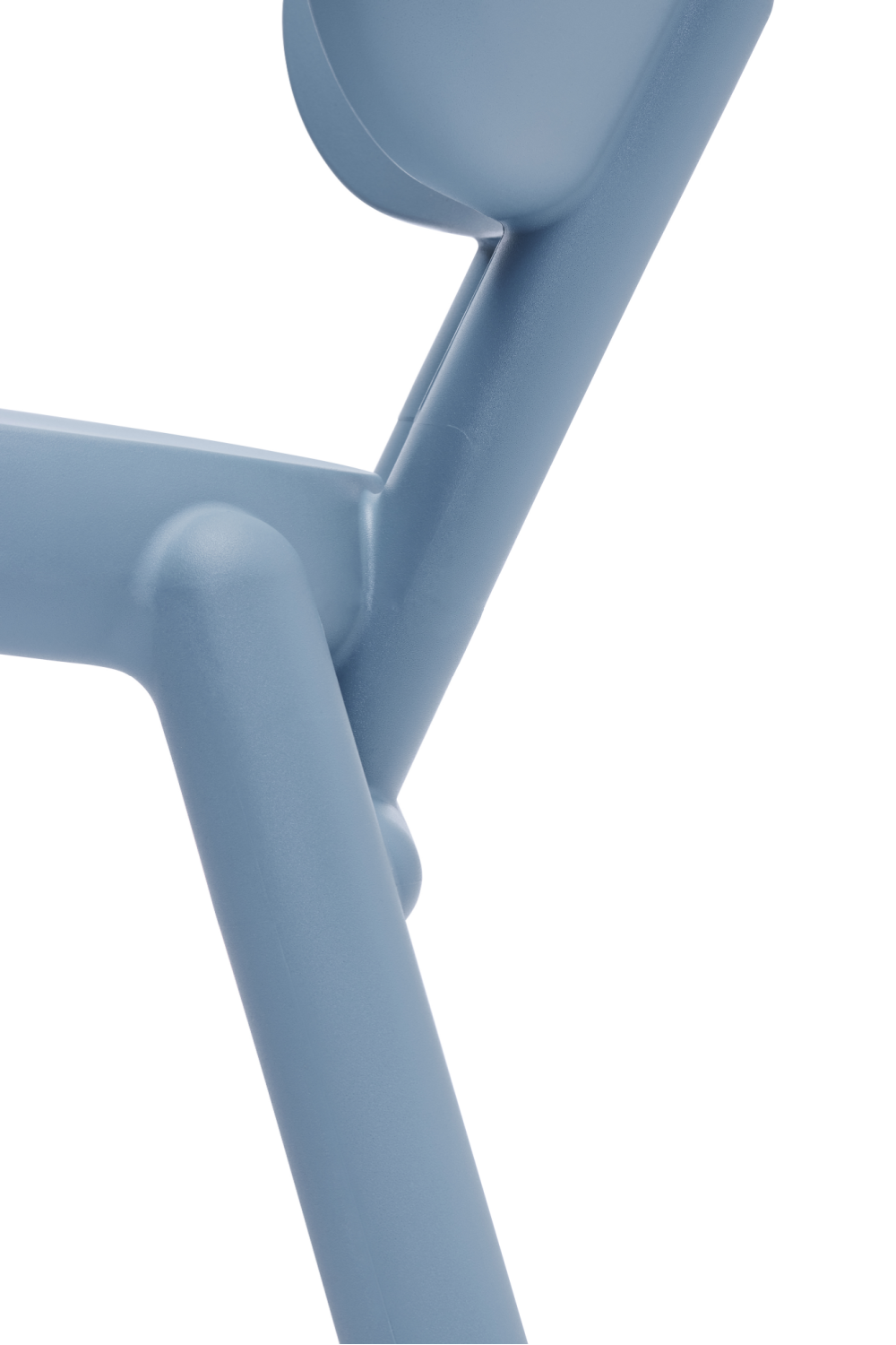Modern Round Molded Polyethylene Chair for Indoor and Outdoor Use