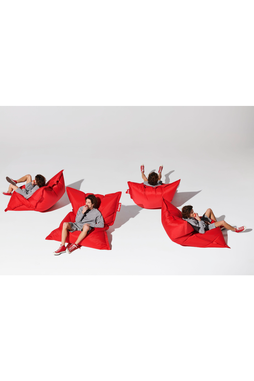 Modern Slim Nylon Lounge Bean Bag for Indoor Use