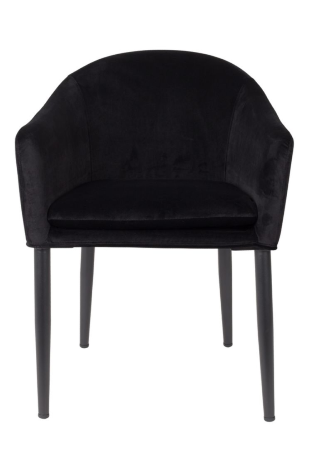 Black Velvet Dining Armchair | DF Catelyn