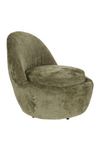 Chaise longue en polyester à dossier arqué avec base en métal