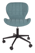 Upholstered Bucket Seat Office Chair with Adjustable Height